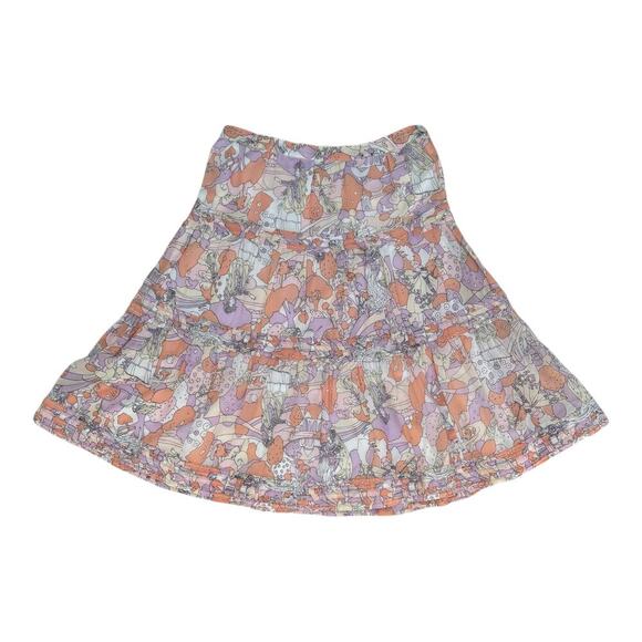 Marc Jacobs Dresses & Skirts - Marc Jacob’s Skirt Size 4 Ruffled Flare Whimsical Pastel Print Twirl